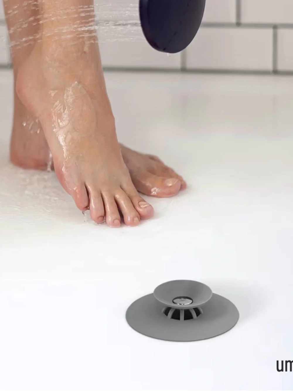 Umbra shower hair catcher Light Gray